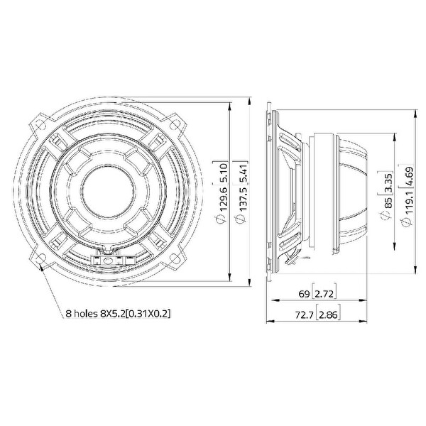 Lavoce CSF051.20 4OHM 5