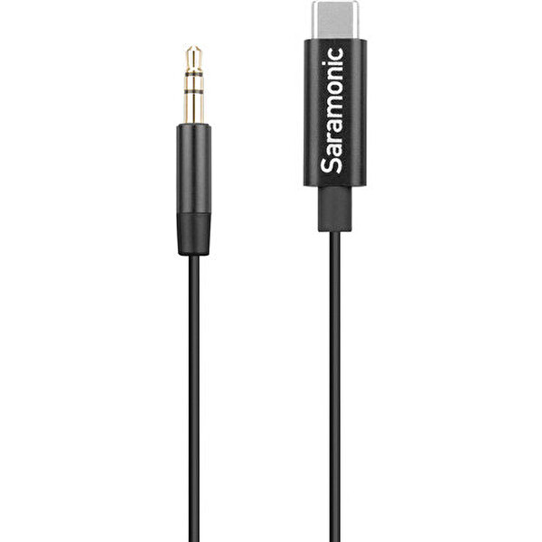 Saramonic SR-C2001 Adaptör Kablosu (3.5mm Trs Erkek - USB Type-C Adaptör Kablosu)