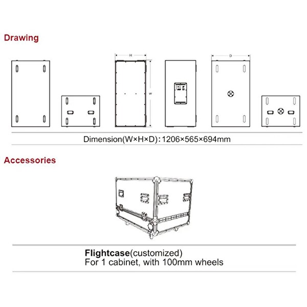 Audiocenter S3218A Aktif Subwoofer