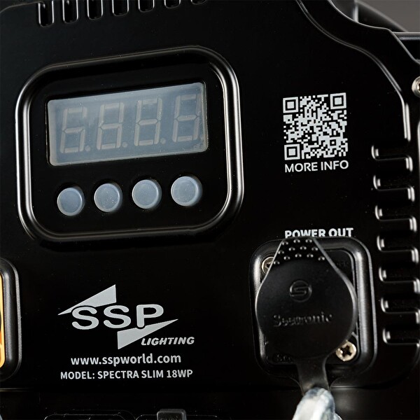 SSP Deron Spectra Slim 18WP IP65 Led Par RGBWAUV