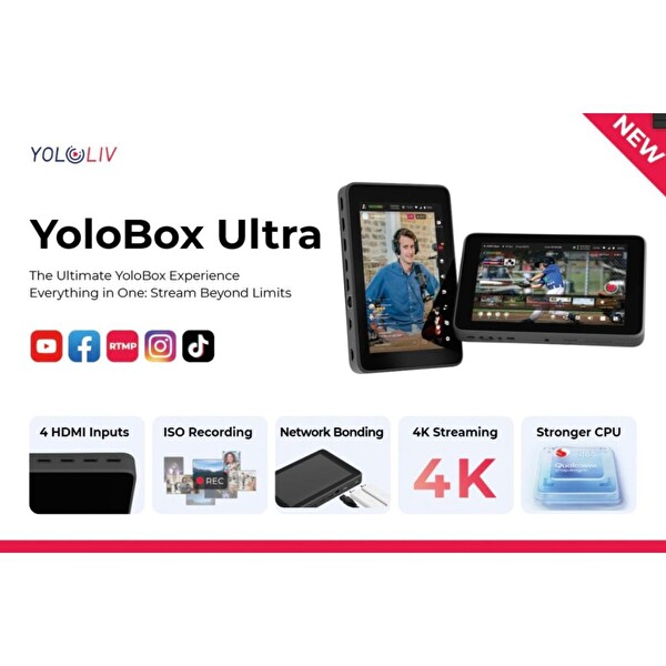 YoloLiv Yolobox Ultra Canlı Yayın Cihazı