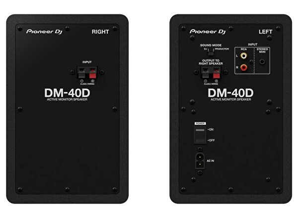 Pioneer DM-40D Aktif Referans Siyah Monitör