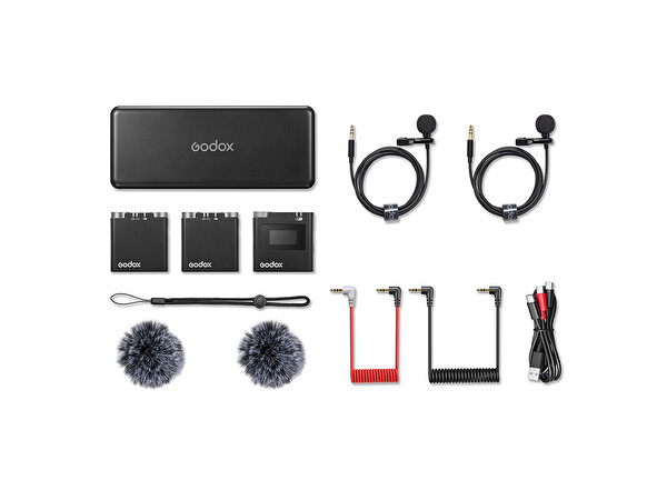 Godox Vırso Standart M2 Kablosuz İkili Mikrofon Kiti