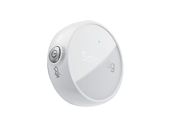 SmallRig 4706 Beyaz Kablosuz Yaka Mikrofonu