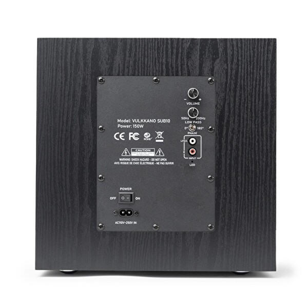 Vulkkano SUB10 Siyah Aktif Subwoofer