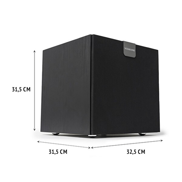 Vulkkano SUB10 Siyah Aktif Subwoofer