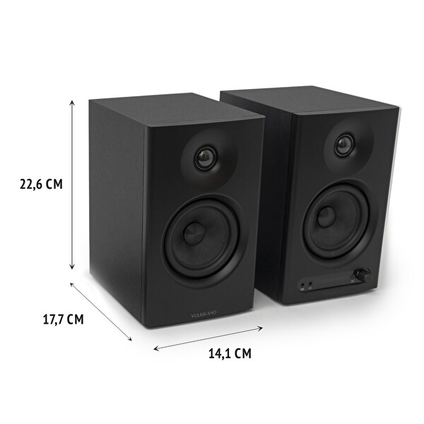 Vulkkano Pro 4 Monitör Siyah Hoparlör
