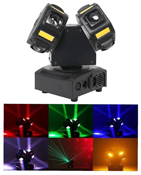 DJ Pro 120W RGB LED Efekt Strobe Lazer All in One Robot Işık