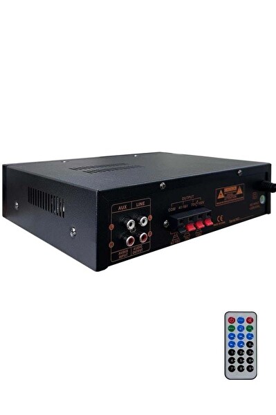 Hepa Merz LV-200 100V Trafolu ve 4-16 Ohm 200W Anfi Bluetooth Usb Mixer Amfi