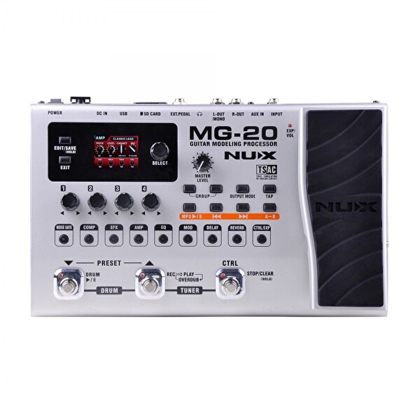 Nux MG-20 Gitar Efekt Prosesörü