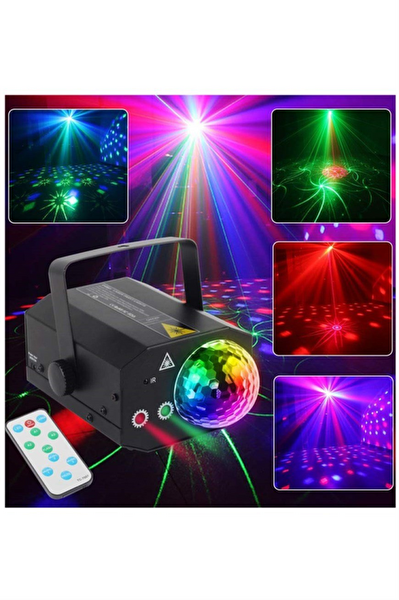 Quenlite QD-16 RGB 16 Çeşit Desen Sahne Led ve Lazer Işık