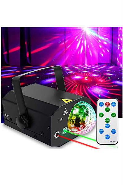 Quenlite QD-16 RGB 16 Çeşit Desen Sahne Led ve Lazer Işık