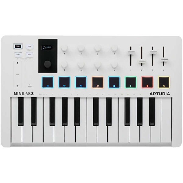 Arturia MiniLab 3 White - 25 Tuş MIDI Klavye