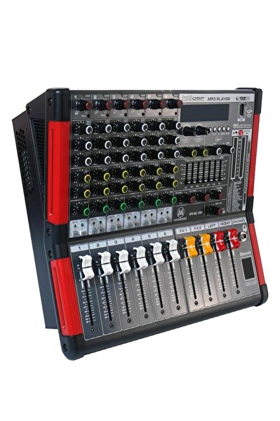 Maxword RPS-6C-1000 Amfili Power 2x500W 2x99 DSP Efektli Mixer