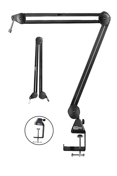 Midex CX1-Q Pro Set Üst Seviye Condenser Stüdyo Ses Kayıt Mikrofonu Standı Seti
