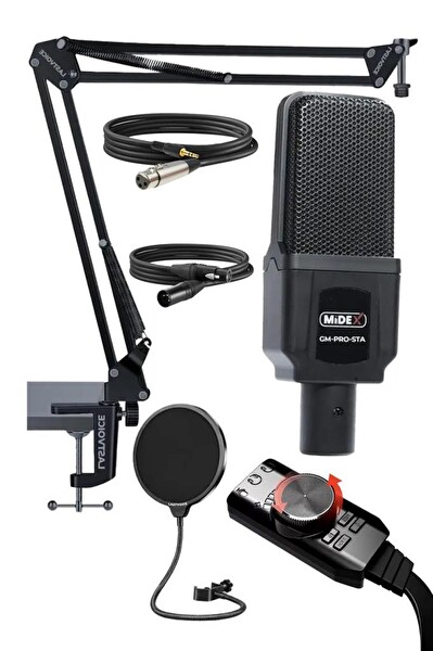 Midex GM-PRO-STB 7.1 Oyuncu Ses Kartı Ve Mikrofon Seti