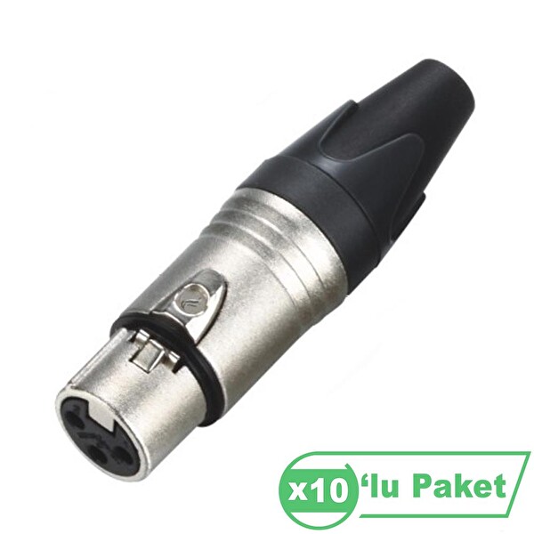 Losen La1031-1 Xlr 3-Pin Dişi Konnektör (10'lu Paket)