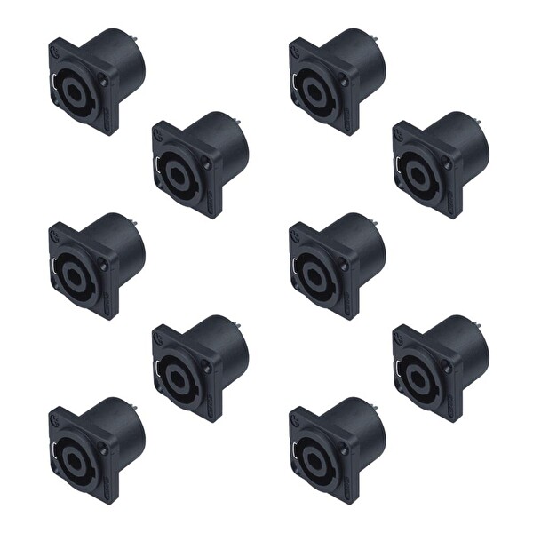 Losen Ld4015-1 Speakon Soket Konnektör Kare (10'lu Paket)