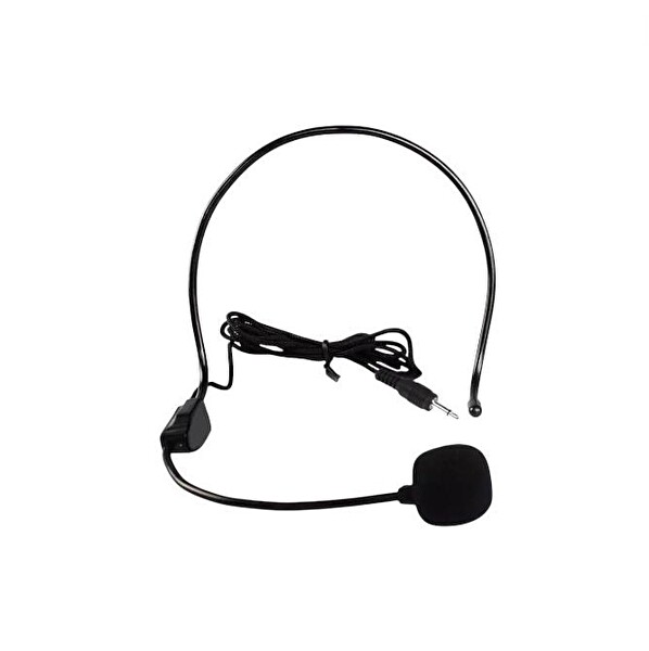 Rose R-201-KW Tekli Yaka Tipi Headset UHF Telsiz Mikrofon
