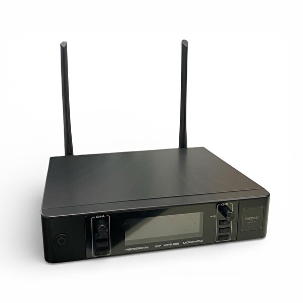 Rose RW-211YY UHF 2x100 Kanallı 2'li Telsiz Yaka - Yaka Mikrofon