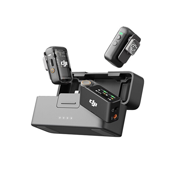 DJI Mic 2 Wireless 2 Kişilik Kompakt Mikrofon Kiti