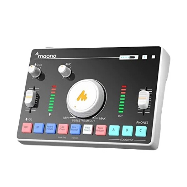 Maono Maonocaster AMC2 NEO Canlı Yayın Mikseri Beyaz