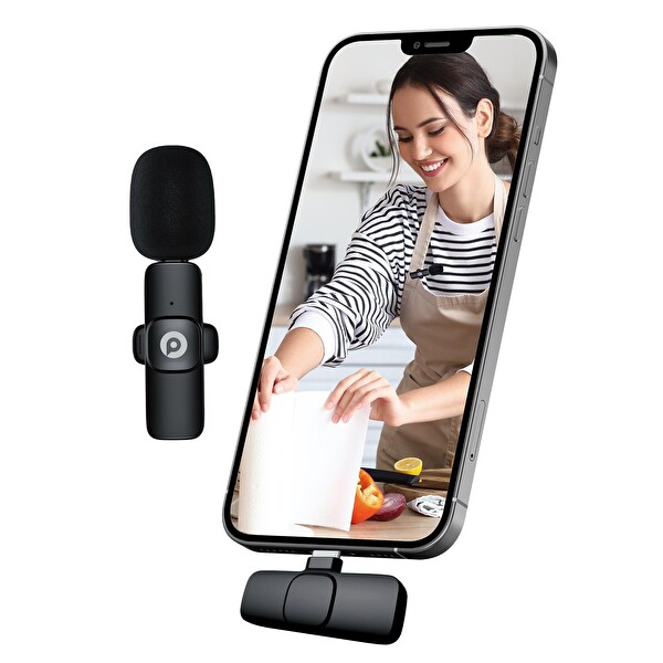 Polosmart PSM114 Wireless Mikrofon Siyah