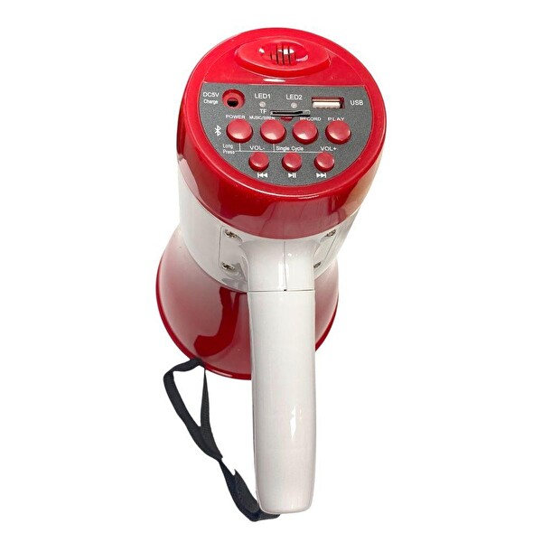 MagicVoice 619U SD-USB-Ses Kayıtlı 50Watt Şarjlı El Tipi Megafon