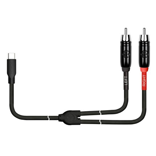 Kirlin Type C Dönüştürücü UYC-394B/BK-3M Type-C - 2x RCA
