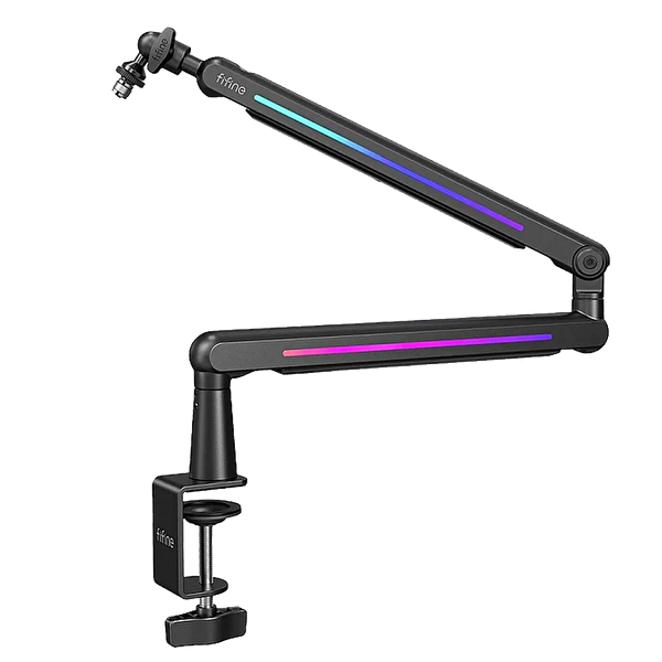Fifine BM88PRO RGB Low Profile Masaüstü Mikrofon Standı