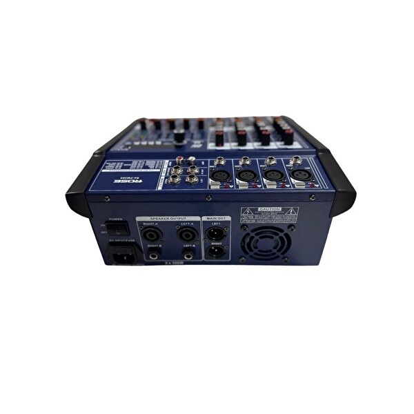 Rose R4-PM500 Anfi 4 Kanal 2x250 Watt Power Mikser