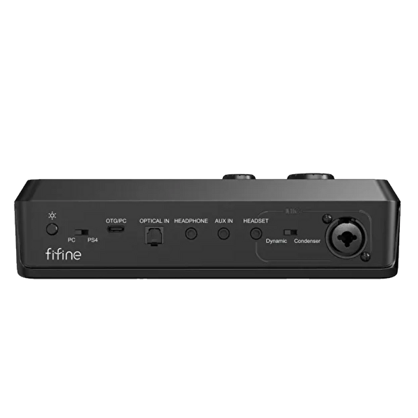 Fifine Ampligame SC8 USB Oyuncu Ses Mikseri