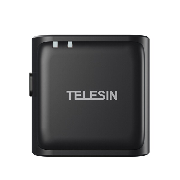 Telesin P5-MCP-01 Type-C Kablosuz Yaka Mikrofonu Mobil Ses Kayıt ve İçerik Üretim Mikrofonu