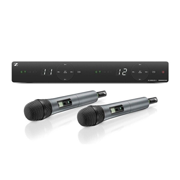 Sennheiser XSW 1-825 DUAL-A Çiftli Kablosuz Vokal Mikrofonu