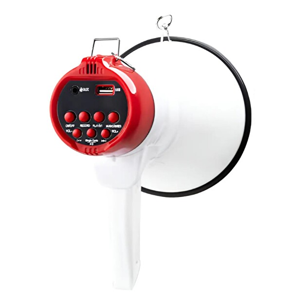 Westa WM-80PU Type-C 80 Watt USB'li Sirenli Şarjlı Bluetooth Megafon