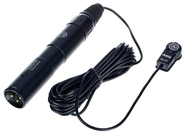AKG C411 PP Yaylı Enstrümanlar için Condenser Yapıştırma Mikrofon
