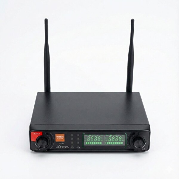 Rose R-702YY UHF Telsiz Kablolu Yaka+Yaka Mikrofonu 2'li