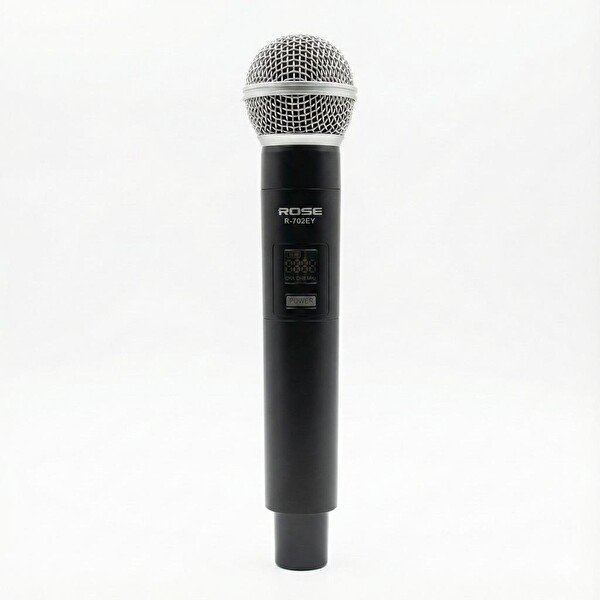 Rose R-702EY UHF Telsiz El - Kablolu Yaka Mikrofonu 2'li
