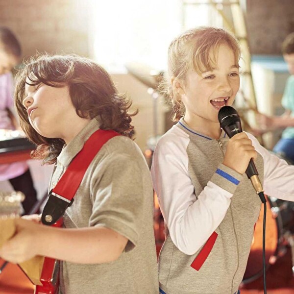 Fifine K6 Kablolu Açma Kapama Tuşlu Dinamik Vokal Karaoke Mikrofon