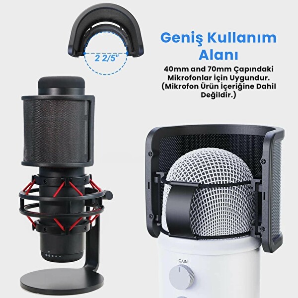 Fifine U1 Metal Pop Filtre - Pop Filter
