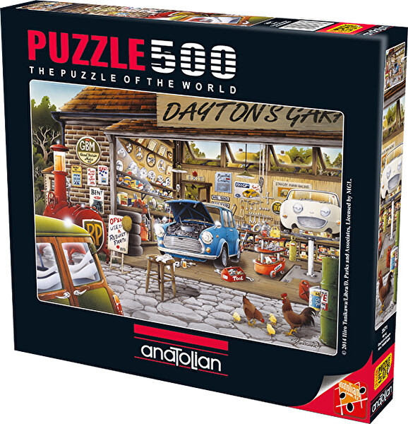 500 Parça Garaj Puzzle 3571