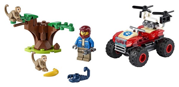 LEGO City Stunt Vahşi Hayvan Kurtarma ATV’si 60300