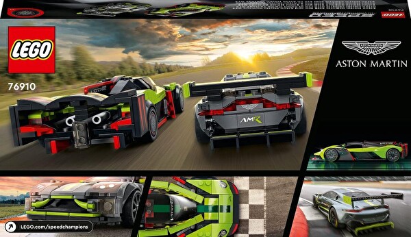 LEGO Speed Champions Aston Martin Valkyrie Amr Pro ve Aston Martin Vantage GT3 76910