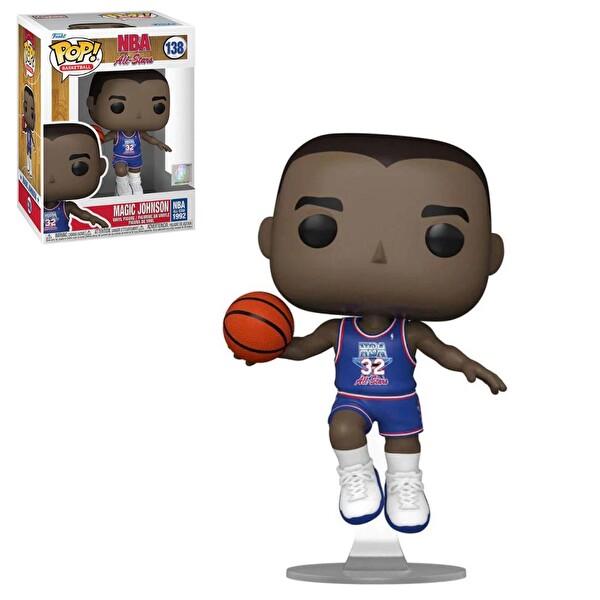 Funko Pop NBA Legends Magic Johnson 1991 Blue NBA All Star Uniform Figür No:138 59373