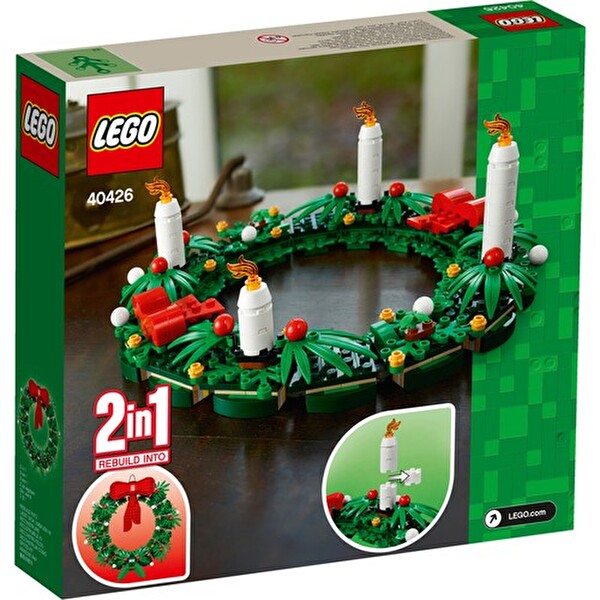 LEGO Iconic 2'si 1 Arada Yılbaşı Çelengi 40426
