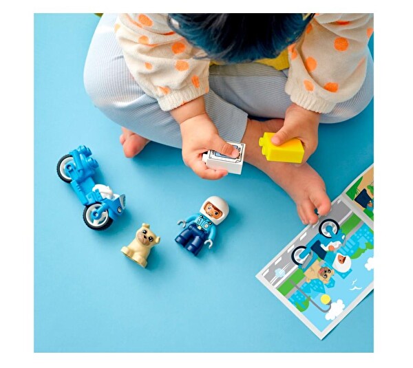 LEGO DUPLO Kurtarma Polis Motosikleti 10967