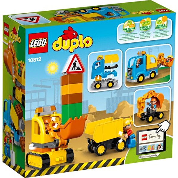LEGO DUPLO Kamyon ve Paletli Kazıcı 10812