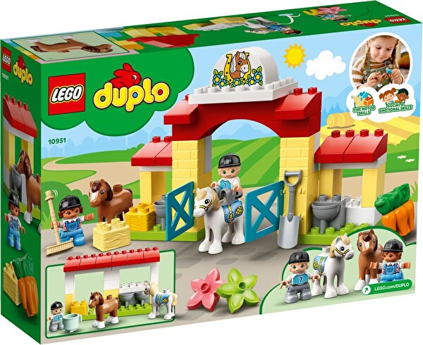 LEGO DUPLO Town At Ahırı ve Midilli Bakımı 10951