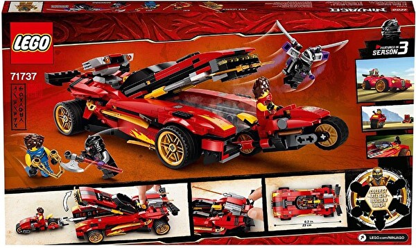 LEGO Ninjago X-1 Ninja Turbo Otomobili 71737