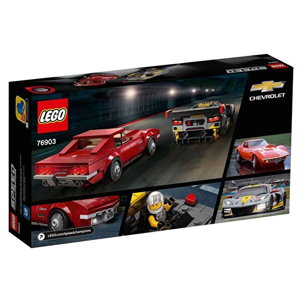 LEGO Speed Champions Chevrolet Corvette C8.R Yarış Arabası ve 1968 Chevrolet Corvette 76903